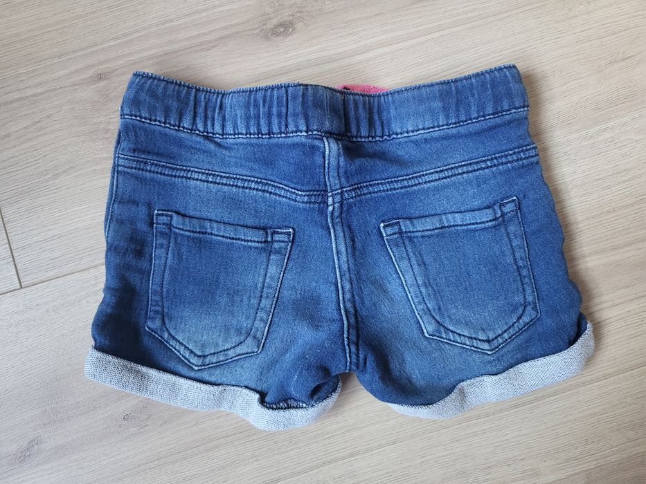 Spodenki dziewczęce jeansowe 128