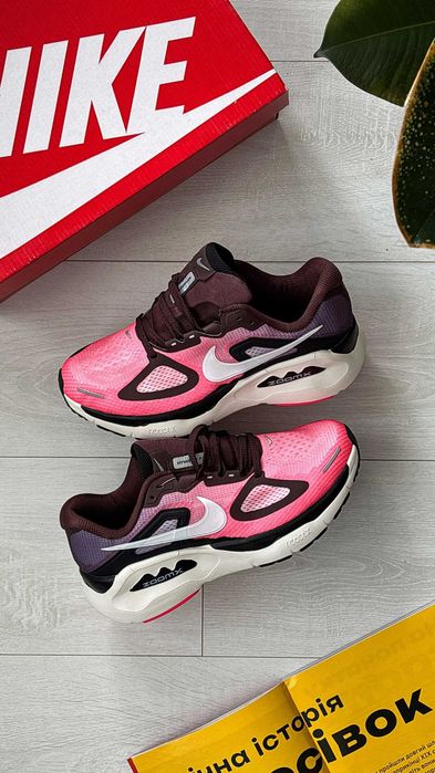 Кросівки Nike Structure Plus Pink Brown | кроси Найк Структуре Плюс рожевого кольору текстиль