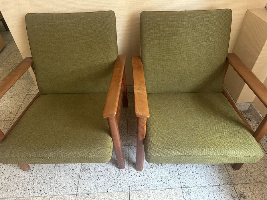 Fotel lisek PRL 2 szt do renowacji