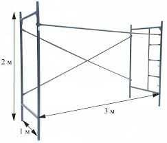Вишка-тура. Леса, Риштування.