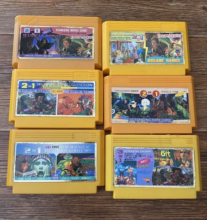 Ігри Dendy (Денді), TV-Game, Steepler, картриджі з 90-х