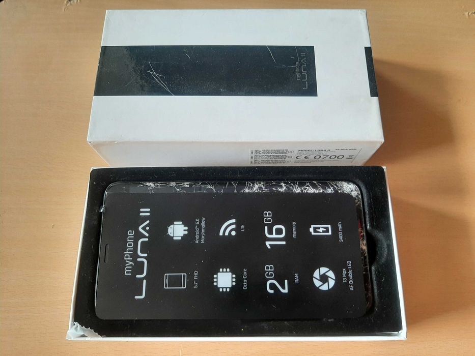 Smartfon myPhone Luna II 5,7'' 16/2GB 2400mAh DUAL SIM uszkodzony LCD