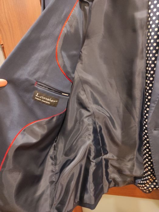 Garnitur męski granatowy