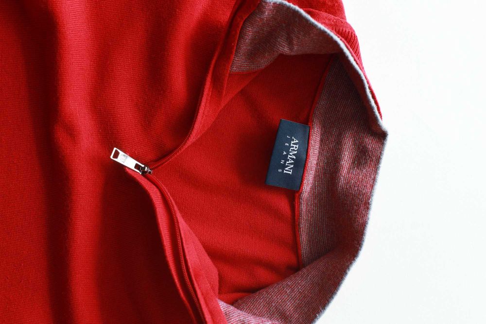 Светр 1/3 zip Armani Jeans на замочку