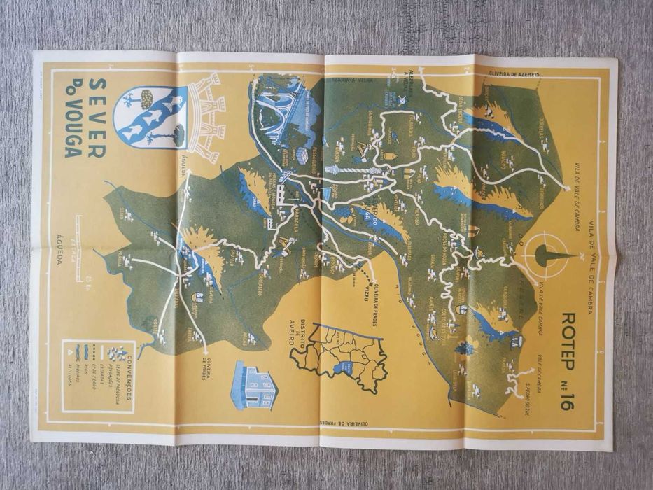 Mapas do Roteiro Turístico e Económico de Portugal (ROTEP)
