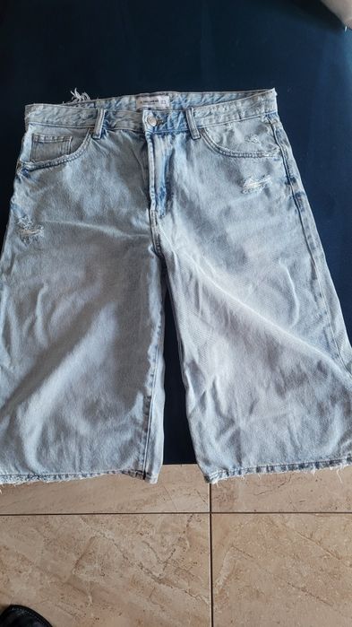 Pull&bear rybaczki jeansowe 40