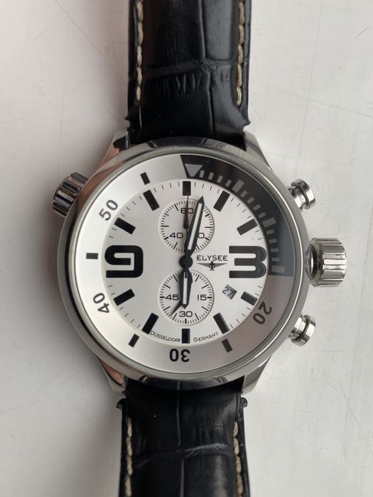 Часы ELYSEE кварц с усложнением, Германия, новый ремешок/батарейка