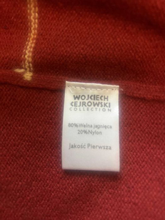 Sweter męski półgolf wełniany