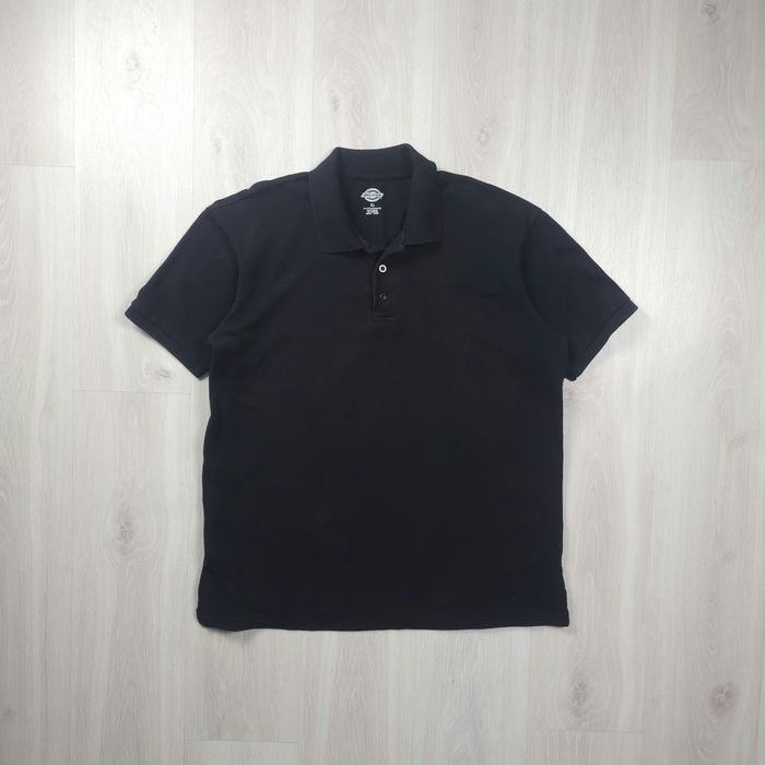 Polo preto Dickies estilo clássico de roupa de trabalho