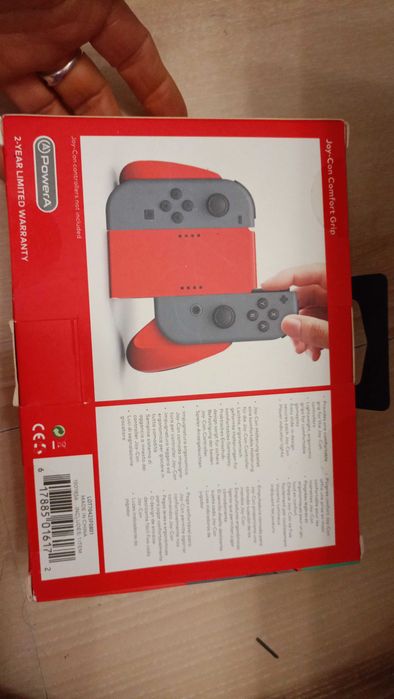 Зарядний тримач PowerA Joy-Con Comfort Grip Red для Nintendo Switch