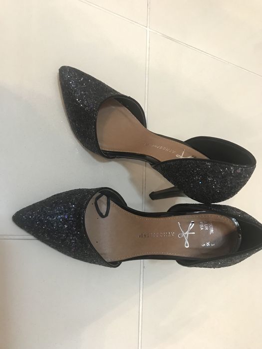 Sapatos Glitter Pretos