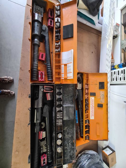 Prensa hidraulica manual para cravar terminais