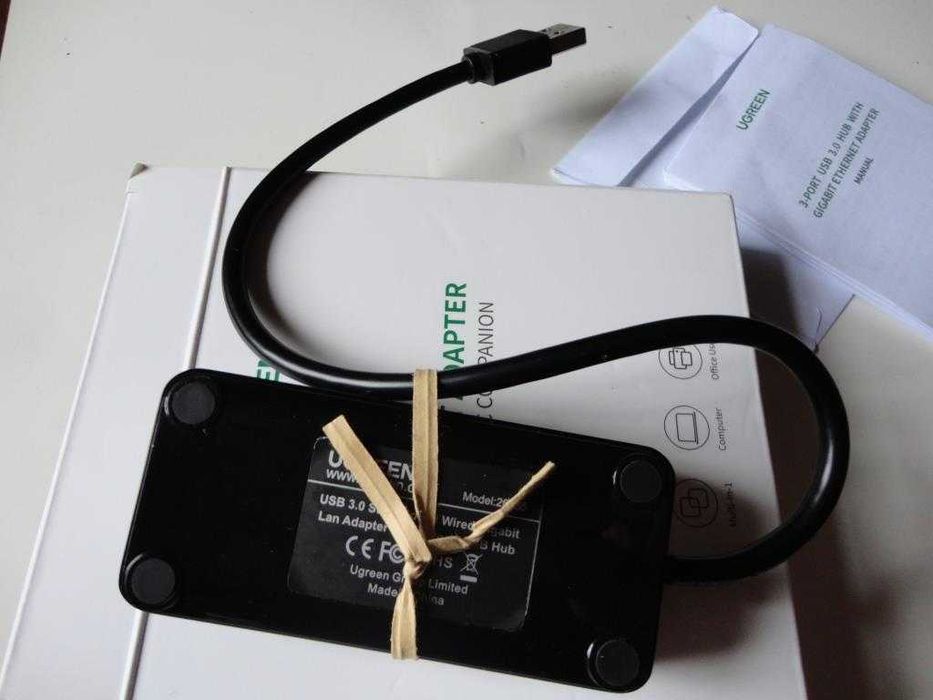 Hub Ugreen USB 3.0 - Ethernet RJ45