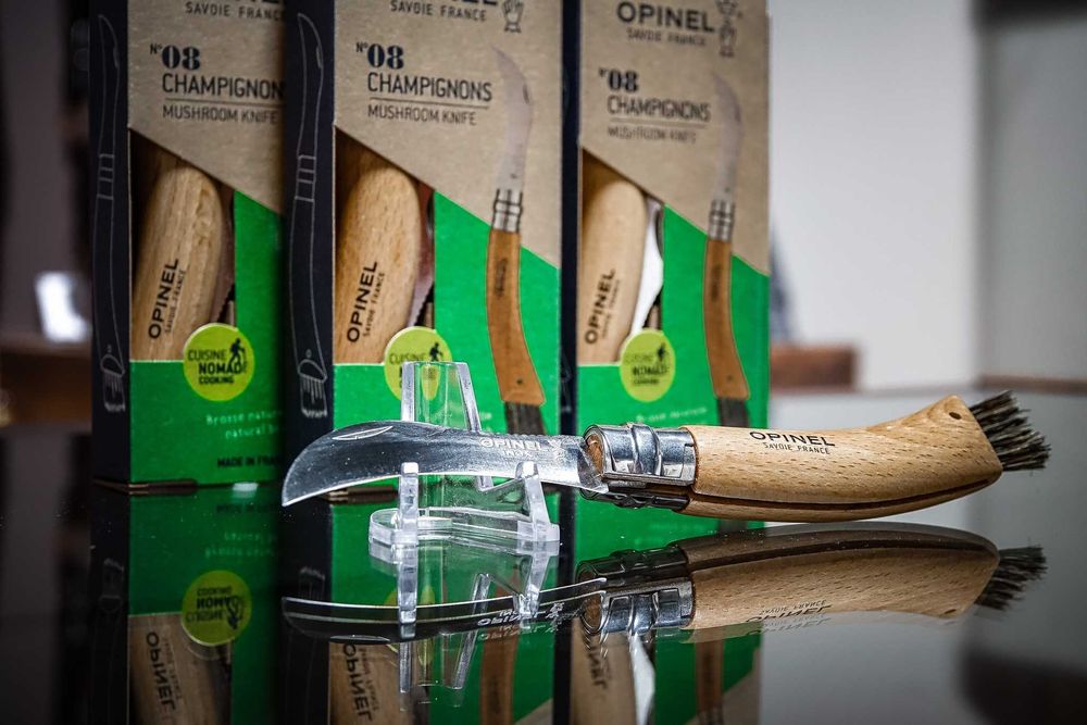 НОЖ грибной OPINEL 08 Франция грибний складний ніж кисточка 001252
