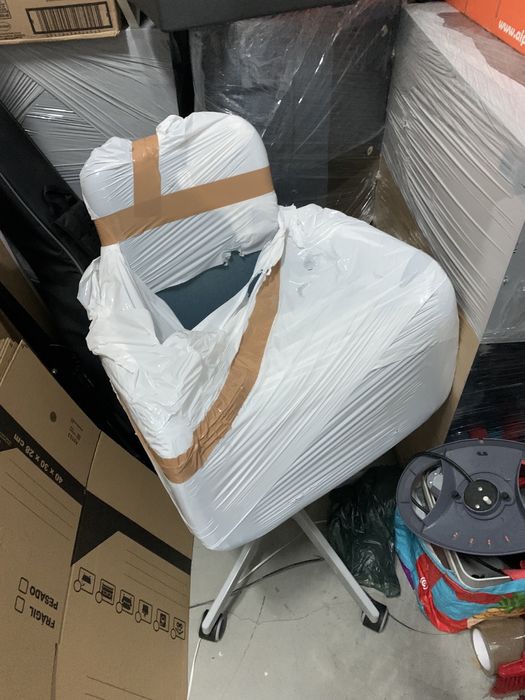 Cadeira azul ajustavel