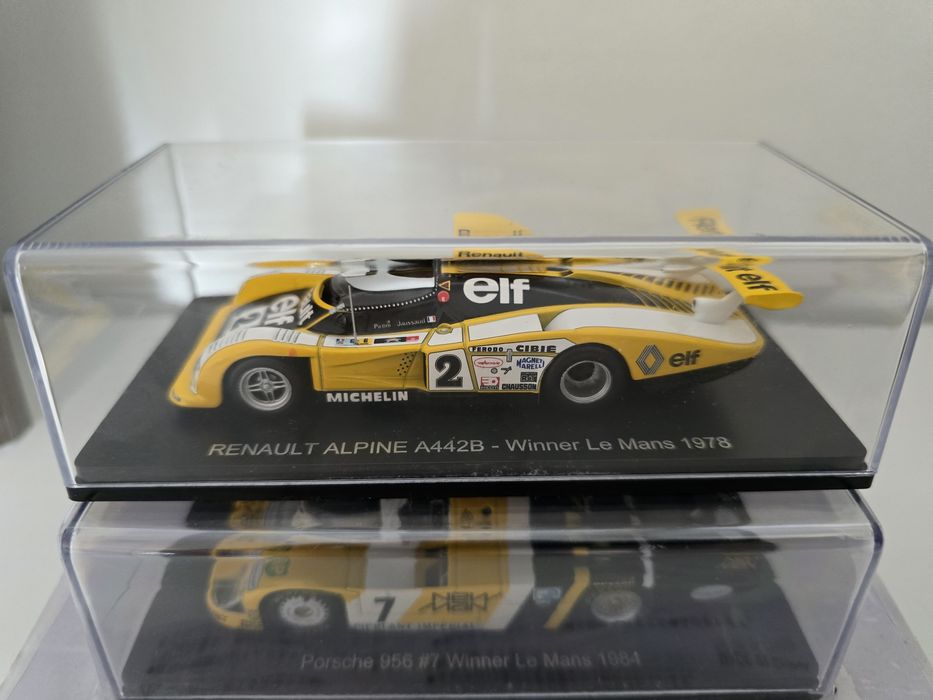Le Mans 1/43 Porsche 956 e Renault A442B 1/43