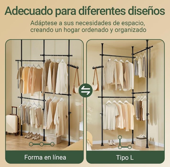 Cabideiro Telescópico Sobuy