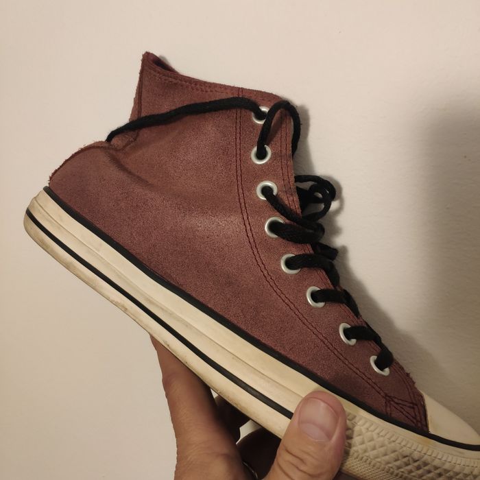 Ténis bota em pele Converse All Star