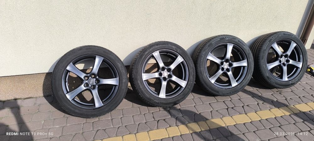 Dzień dobry sprzedam ładne felgi 18 cali z oponami letnimi w świetnym