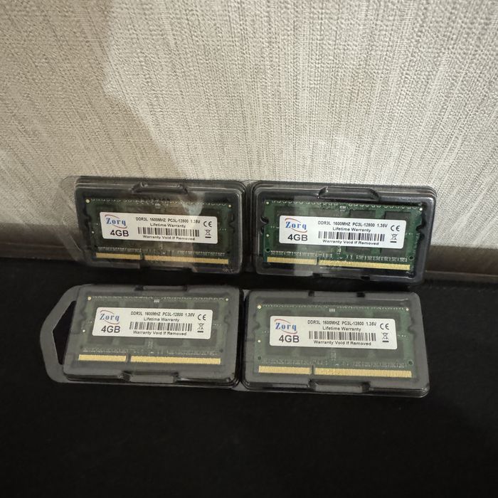 (ДДР3, ДДР3Л) Плашки Оперативної пам'яті, ОЗУ для Ноутбуків