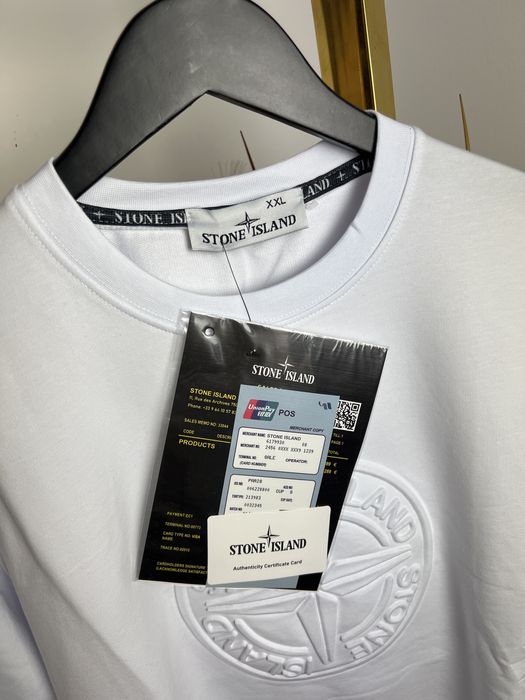 Bluza Stone Island XXL biala męska Nowa