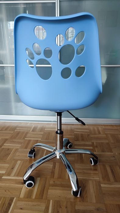 Krzesło obrotowe dziecięce szkolne regulowane