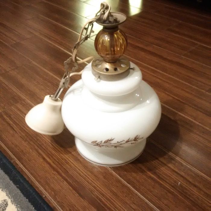 ozdobna lampa wisząca pojedyncza