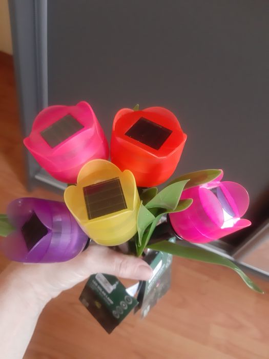 Tulipany solar Led 5szt.