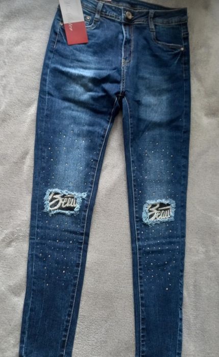 Spodnie jeansy damskie