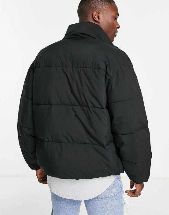Новая куртка- пуховик abercrombie & fitch ( relaxed fit heavy puffer jacket in black ) c англии xl