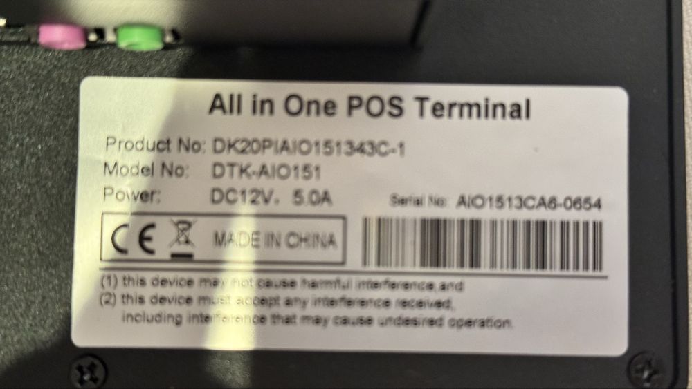 POS-терминал Detaik AIO1500-J19