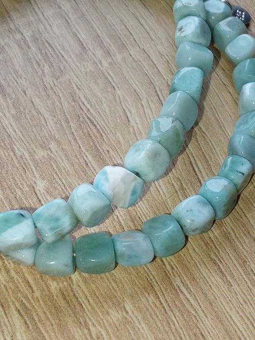 Naszyjnik z Larimarem naturalnym 5 cm