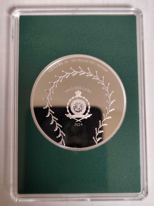 2 долари  2024 Niue. Набір срібних монет Бейсбол. 2 x 1 oz.