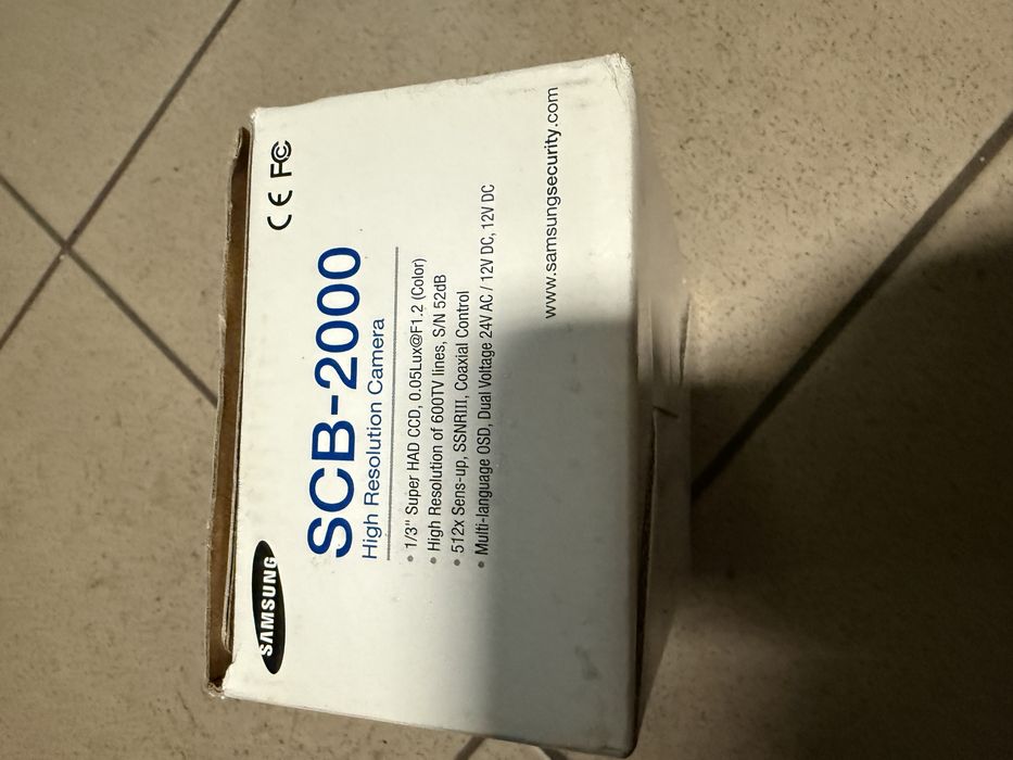 Kamera analogiwa przrmyslowa typu BOX – model Samsung SCB-2000