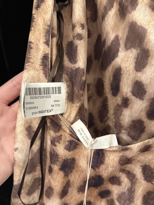 Нове леопардове боді zara, суцільний купальник лео