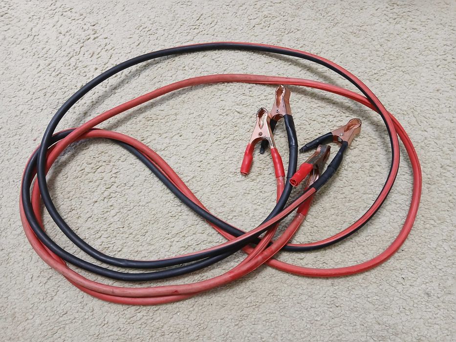 Провід для прикурювання авто пусковий стартовий кабель з клещами 2 м