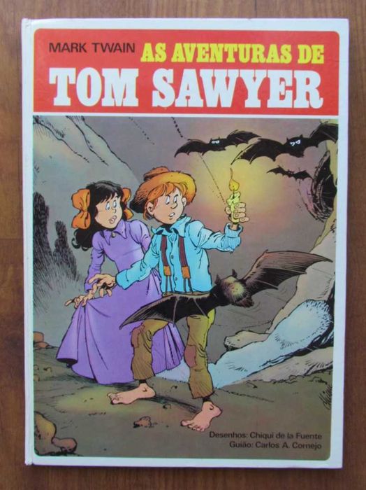 Tom Sawyer – Mark Twain Banda Desenhada BD anos 70 capa dura