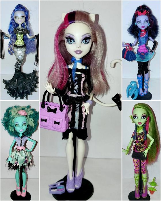 Монстер Хай Monster high Катрін Вандала Френкі Торелляй Скеліта Ро