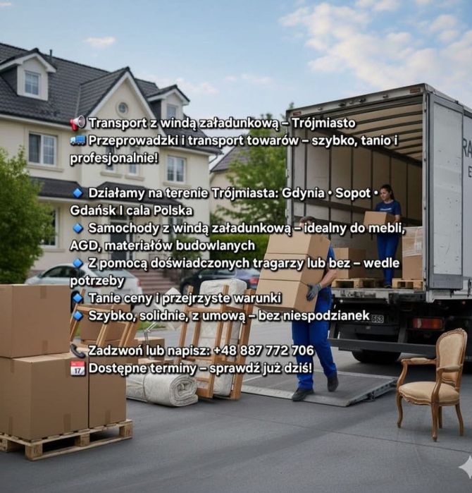 Przeprowadzki i transport
-