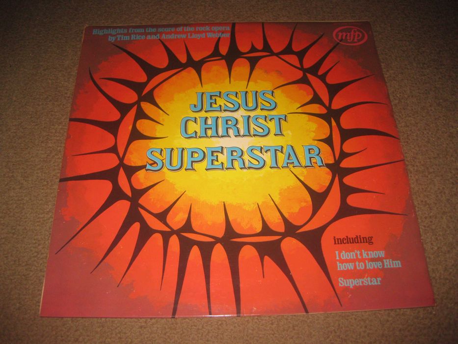 Vinil LP do Tim Rice e Andrew Lloyd Webber "Jesus Christ Superstar"