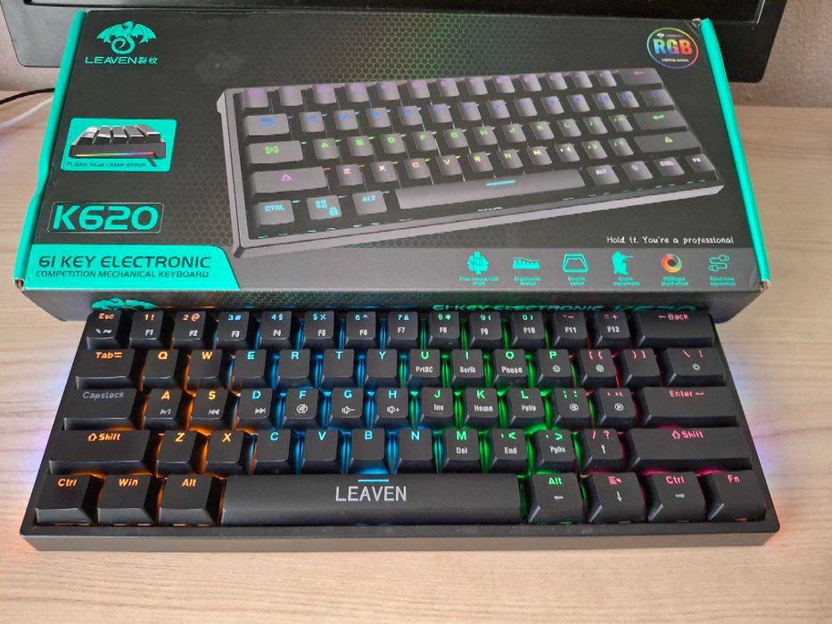 keyboard leavenk620 61-keycaps