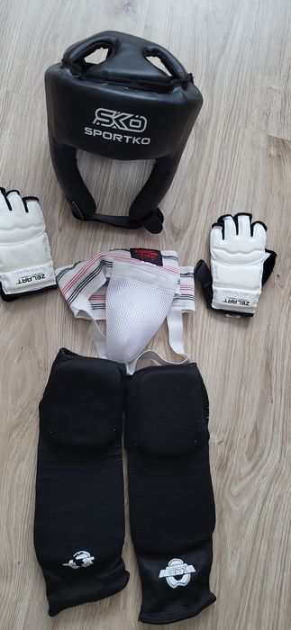 Кімоно+захист комплект для карате  4-6 років