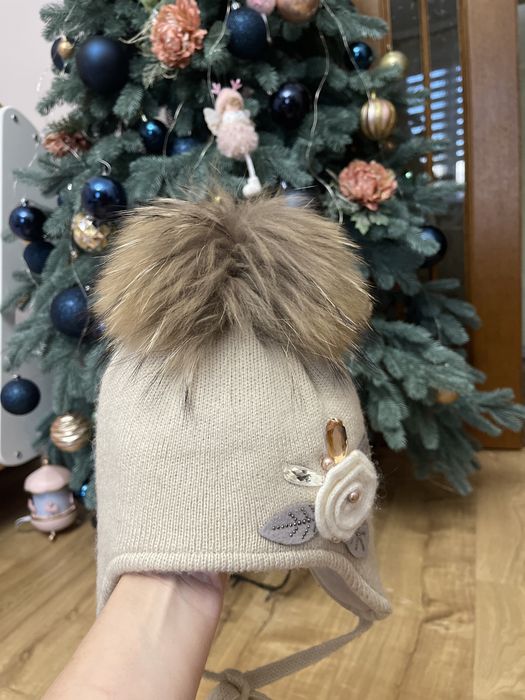Шапка зимова на дівчинку Nikola