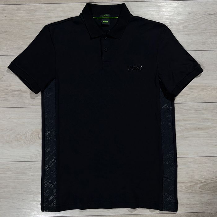 Boss Чорна Футболка Поло Хуго Бос Hugo Boss Black Premium, L, Оригінал