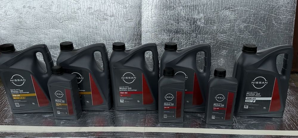 Масло 5w30/масло 10w40/Nissan 5w30 5L C4 - 1870/Nissan 5w40 5л -1705грн