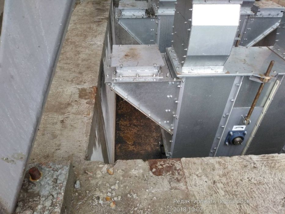 Нория оцинкованная ленточная,цепная,ланцюгова,стрічкова,елеватор