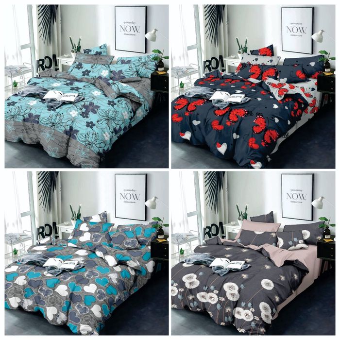 Постільна білизна з простирадлом на резинці ( Постельное белье