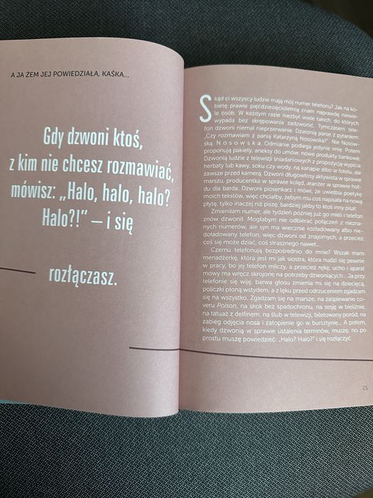 Książka Katarzyna Nosowska – „A ja żem jej powiedziała”