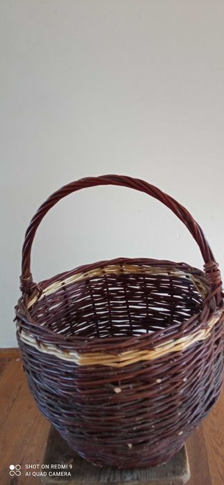 Kosz wiklinowy duży