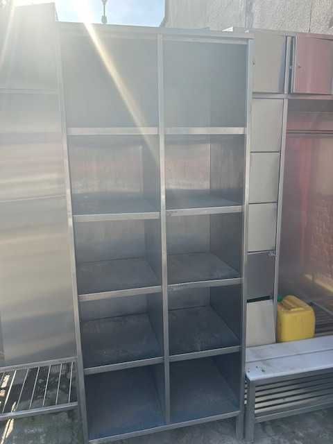Regał ze stali kwasoodpornej